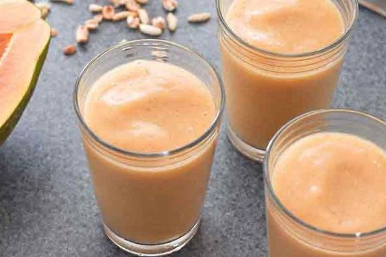 Smoothing lechoza con leche